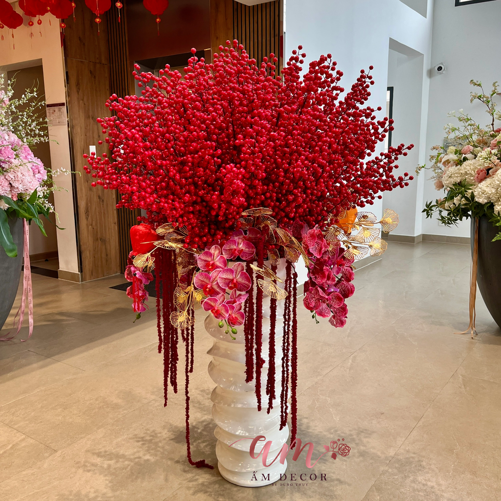 BÌNH HOA AIRIS WINTERBERRY LUNAR