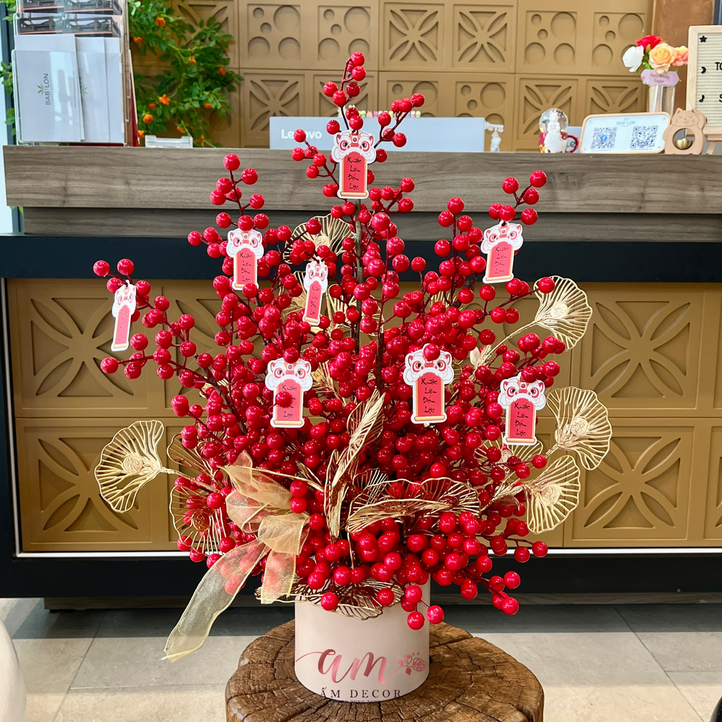 BÌNH HOA ALIAN WINTERBERRY