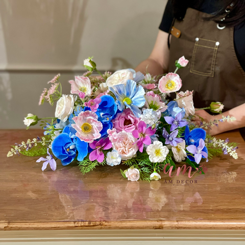  DẢI HOA BÀN HỌP BH070 