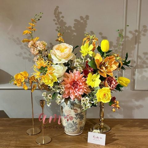  BÌNH HOA APRICOT RADIANCE 