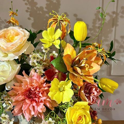  BÌNH HOA APRICOT RADIANCE 