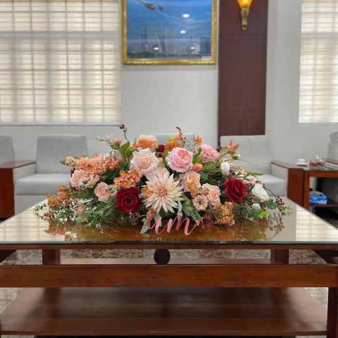  DẢI HOA BÀN HỌP BH074 