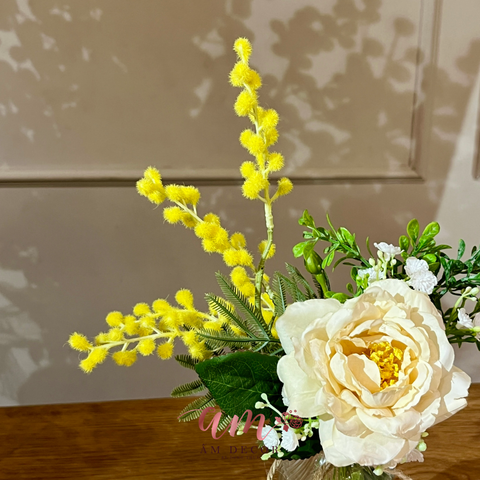  BÌNH HOA ALTESSE CREAM PEONY 