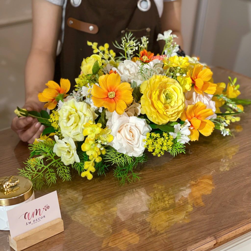DẢI HOA BÀN HỌP BH78