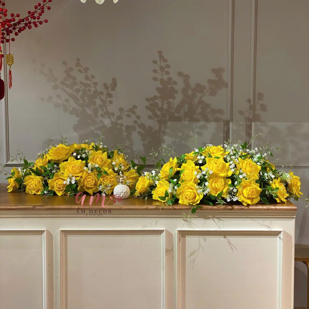 DẢI HOA BÀN HỌP BH080