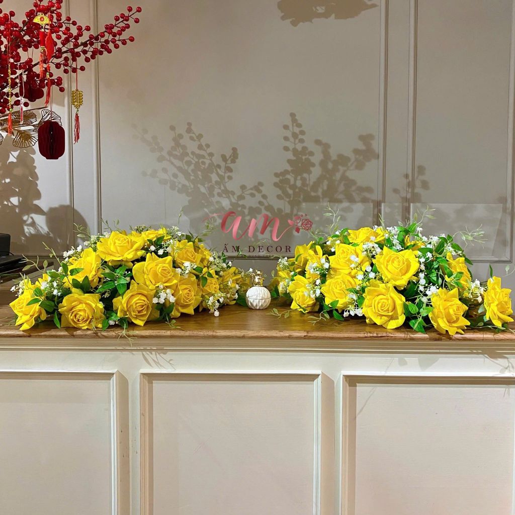 DẢI HOA BÀN HỌP BH080