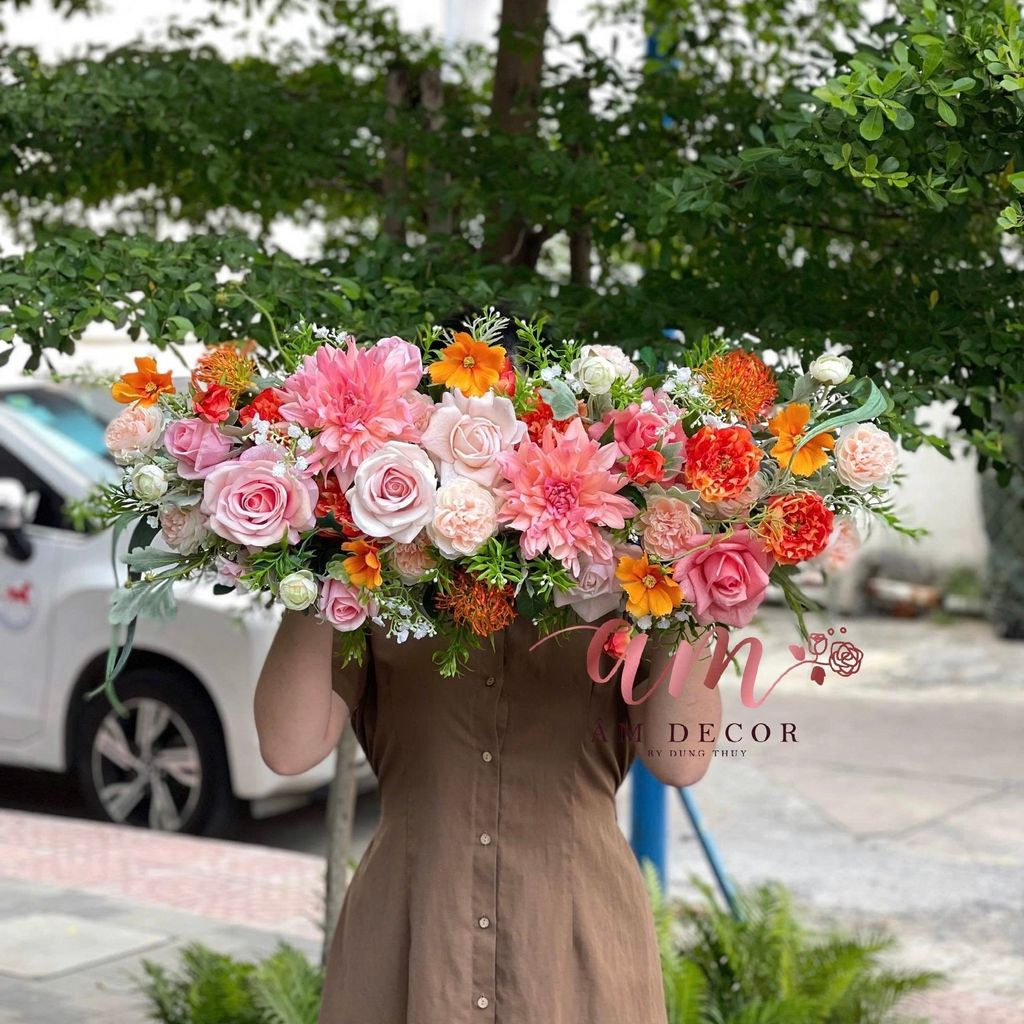DẢI HOA TREO BÀN THỜ BH079