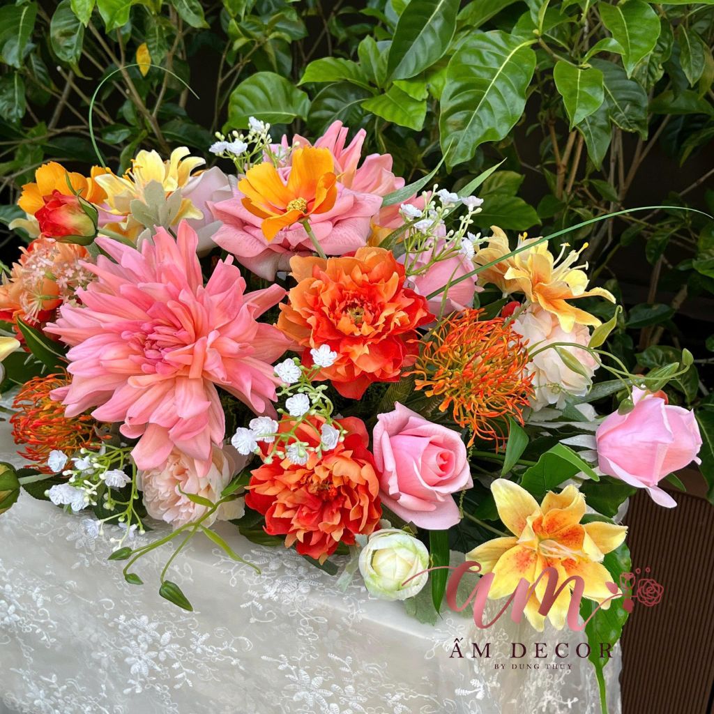 DẢI HOA BÀN HỌP BH082