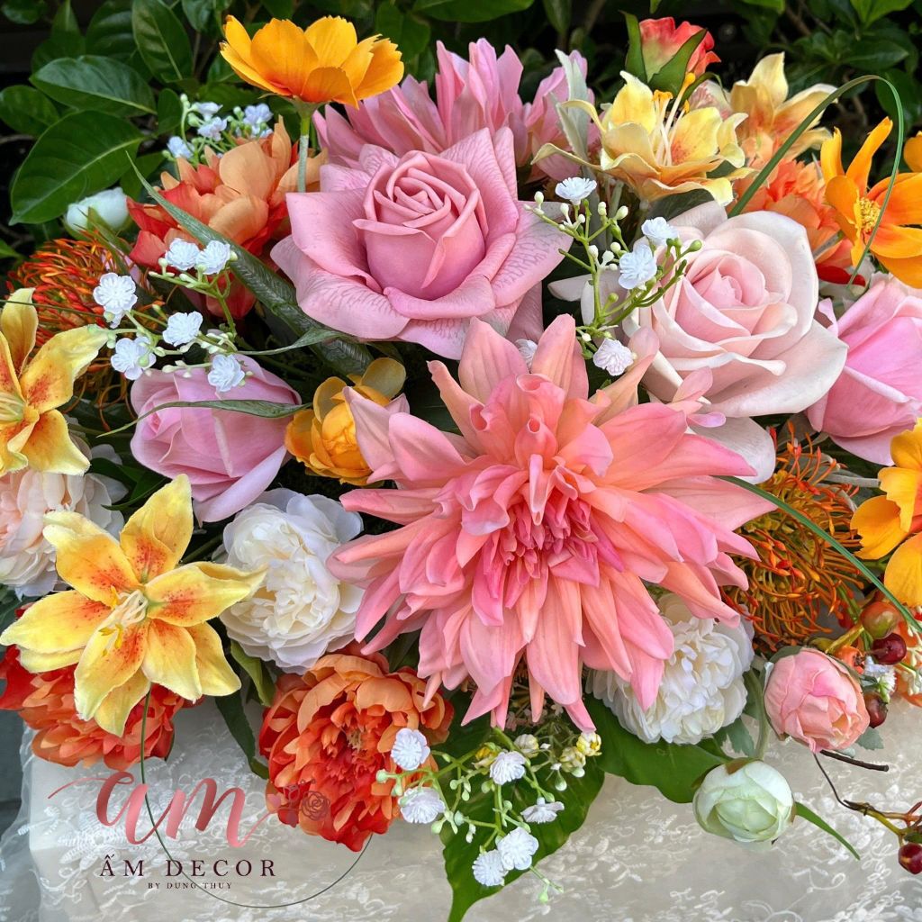 DẢI HOA BÀN HỌP BH082