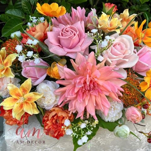  DẢI HOA BÀN HỌP BH082 