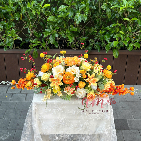  DẢI HOA BÀN HỌP BH083 