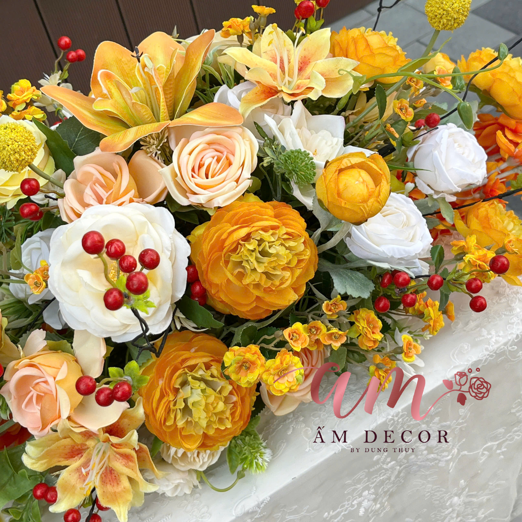 DẢI HOA BÀN HỌP BH083