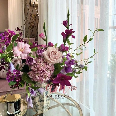  BÌNH HOA AVETHYST ROYAL BLOOM 