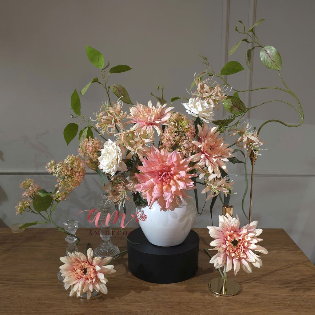 BÌNH HOA CORAL ORANGE LUXE