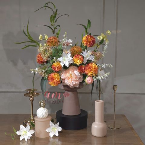  BÌNH HOA ORANGE AURA 
