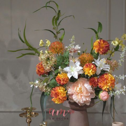  BÌNH HOA ORANGE AURA 