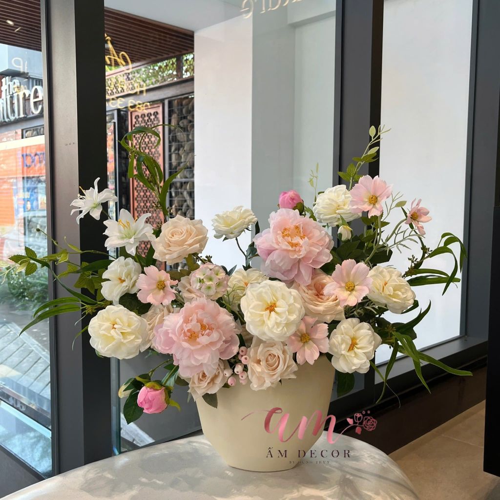 BÌNH HOA AMÉLIE ROSE LUXE