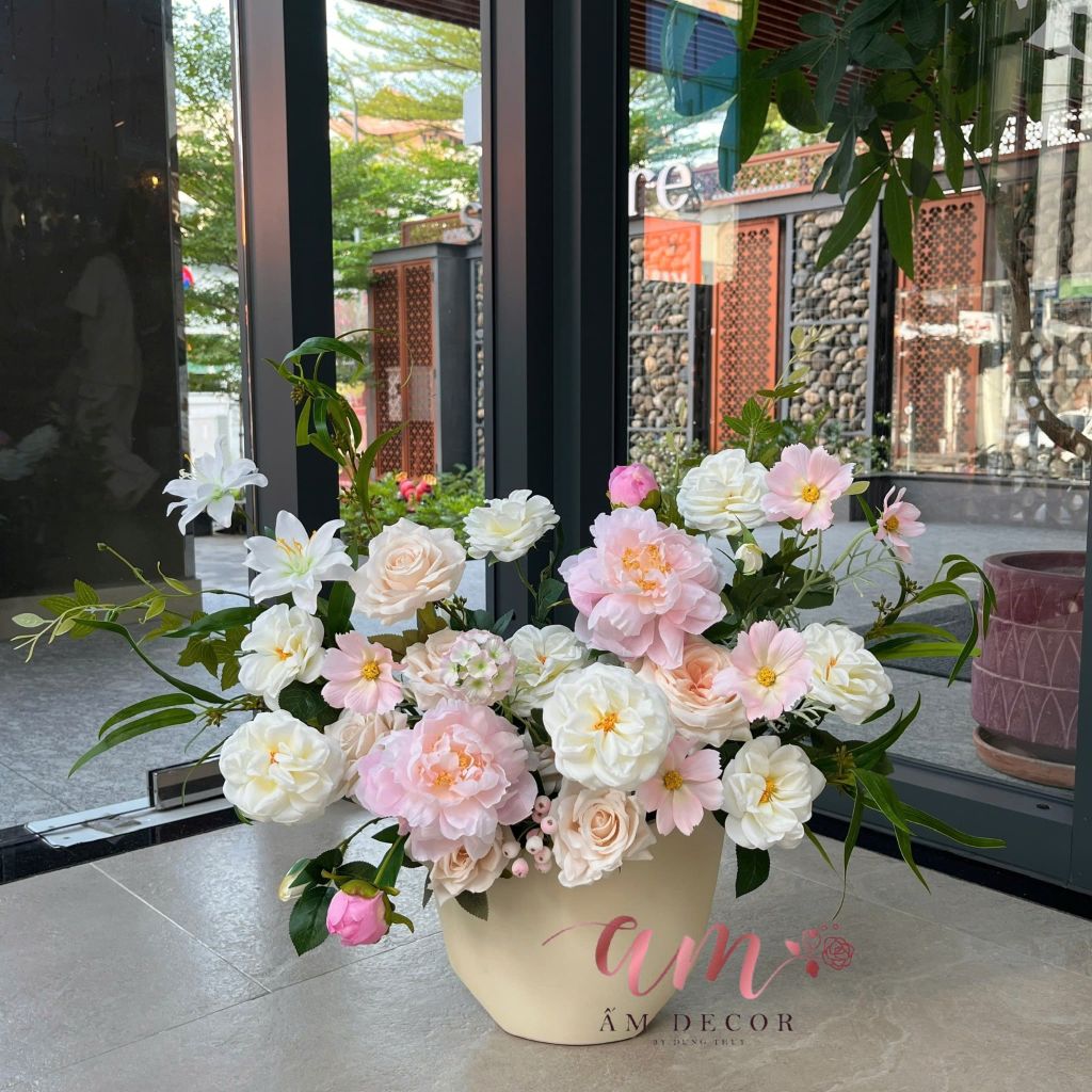 BÌNH HOA AMÉLIE ROSE LUXE