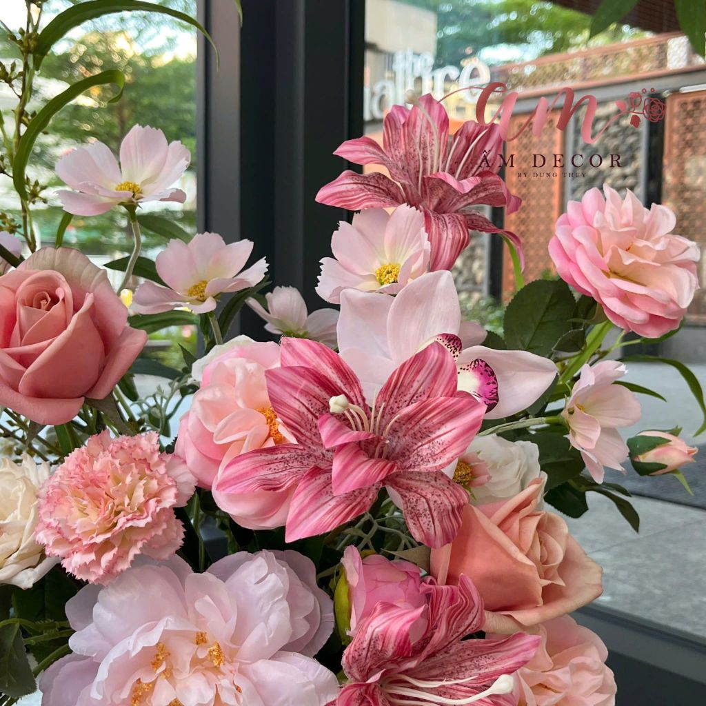BÌNH HOA BLOOM ROSE LUXE