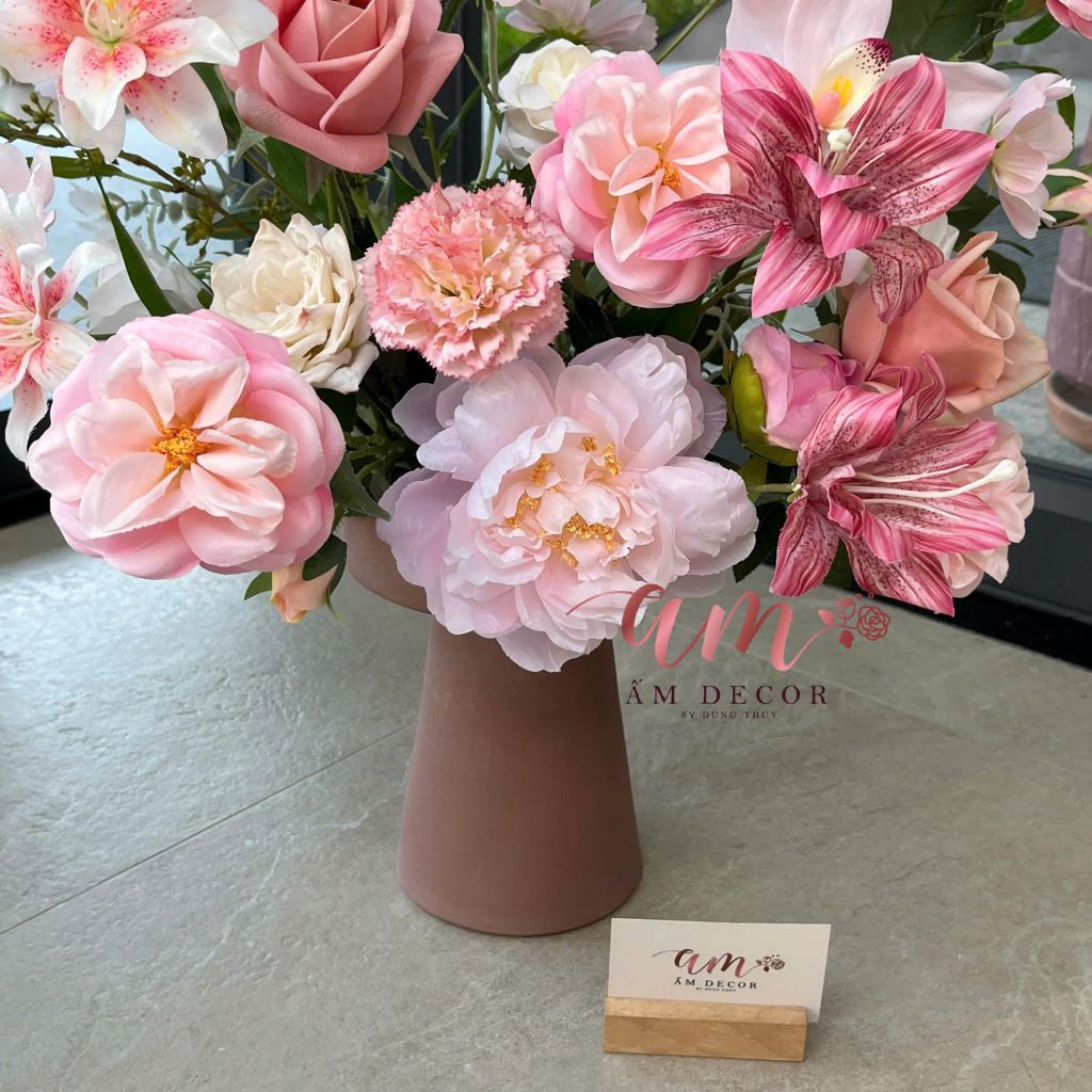 BÌNH HOA BLOOM ROSE LUXE