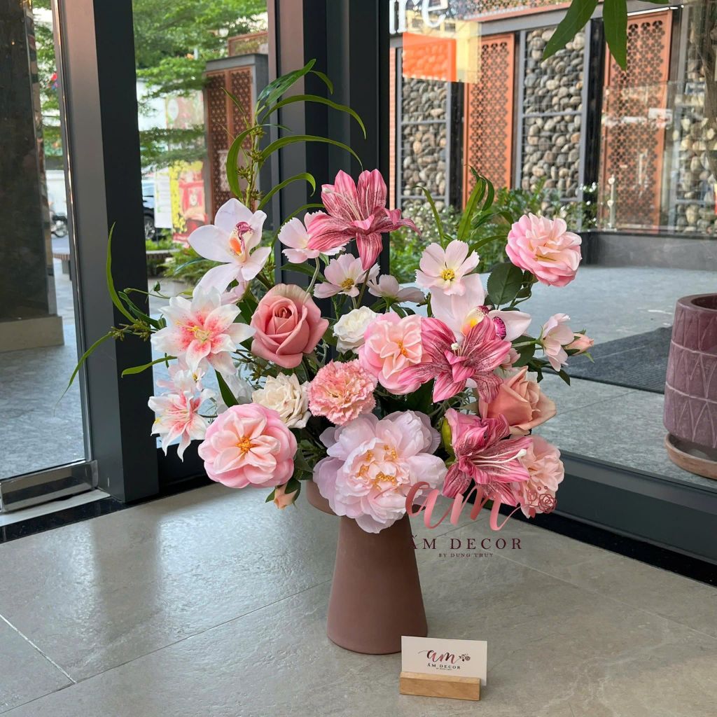BÌNH HOA BLOOM ROSE LUXE