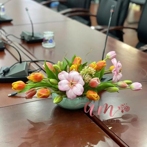  BÌNH HOA BÀN HỌP HỘI NGHỊ BH087 