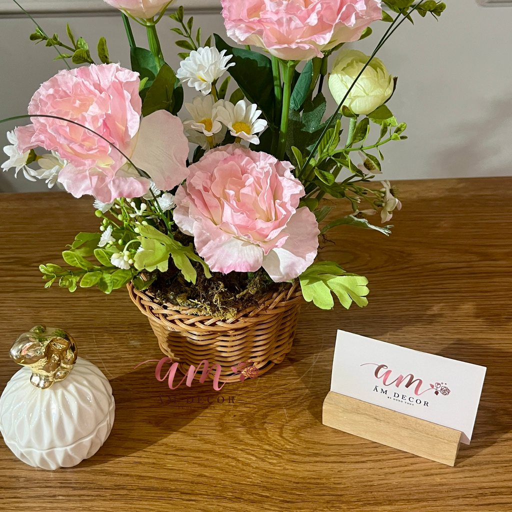 Giỏ Hoa Eustoma Grandiflorum