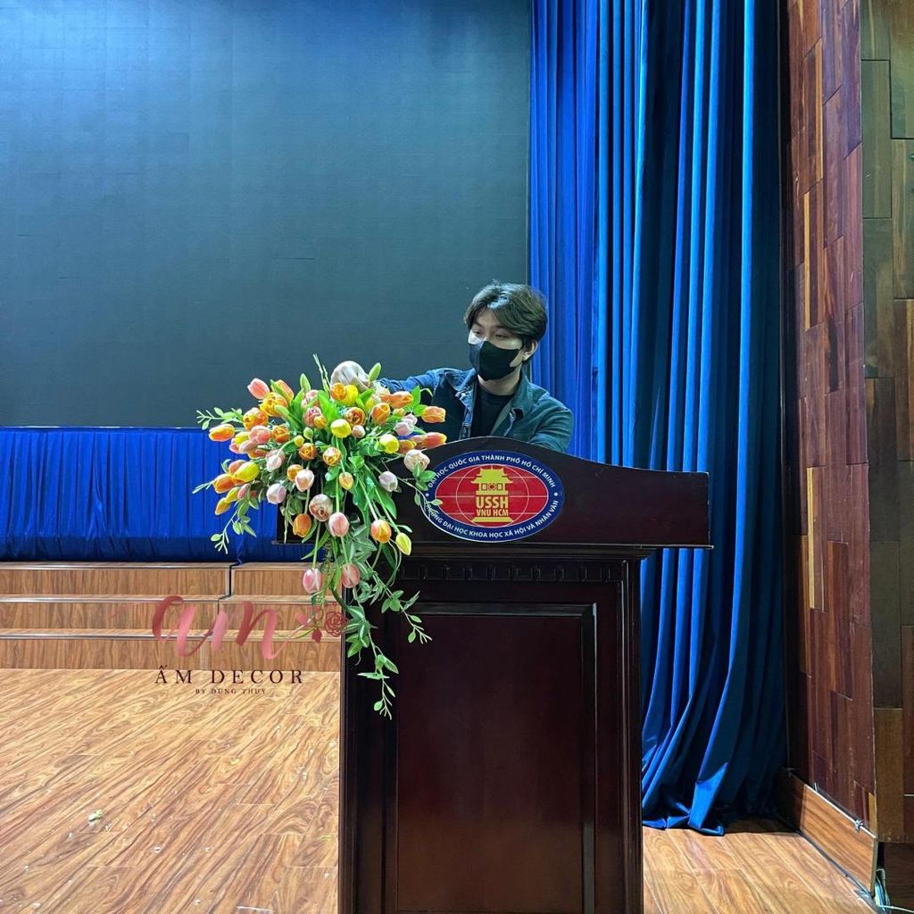 DẢI HOA BỤC PHÁT BIỂU BH084