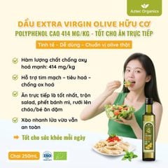 Dầu Olive Hữu Cơ Tây Ban Nha (250ml)