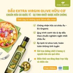 Dầu Olive Hữu Cơ Tây Ban Nha (250ml)