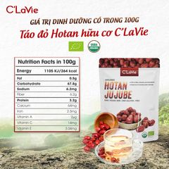 TÁO ĐỎ HOTAN JUJUBE ORGANIC (450gr)