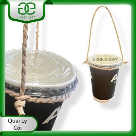 200 Quai Ly Cói 100% Green Craft, Giá Rẻ Nhất, Co Giãn 6-10cm, Xài Cho Mọi Loại Ly