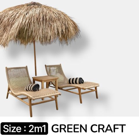 Mái ô dù cỏ bàng thủ công,Tấm lợp sinh thái trang trí quán, sân vườn, homestay