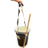 1000 Quai Xách Ly Vải Canvas Green Craft, Tái Sử Dụng, Gập Gọn, Có Khe Đựng Ống Hút