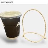 1000 Quai Ly Cói 100% Green Craft, Giá Rẻ Nhất, Co Giãn 6-10cm, Xài Cho Mọi Loại Ly