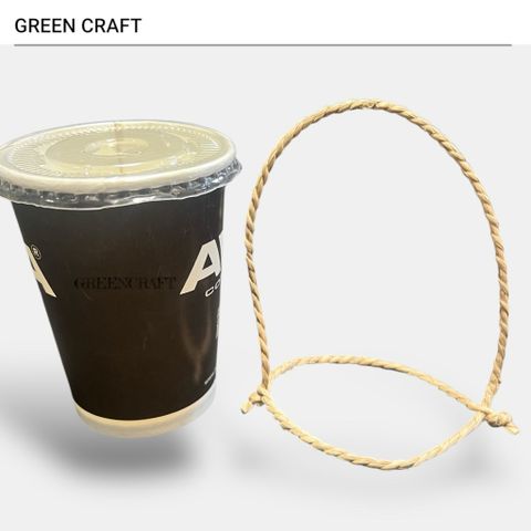 1000 Quai Ly Cói 100% Green Craft, Giá Rẻ Nhất, Co Giãn 6-10cm, Xài Cho Mọi Loại Ly