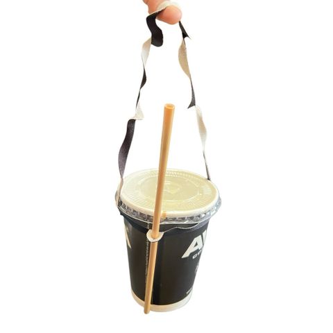 1000 Quai Xách Ly Vải Canvas Green Craft, Tái Sử Dụng, Gập Gọn, Có Khe Đựng Ống Hút