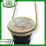 1.000 Quai xách ly đa năng GREEN CRAFT , quai ly đựng nước, chai nước, Cói tự nhiên, ôm sát ly 4–10cm, chịu lực 1.5kg