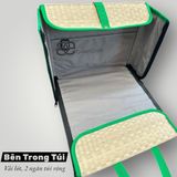 Túi Cói Chiếu Gập Green Craft, Túi Xách Thủ Công, Đi Biển, Đi Chợ, Đi Làm