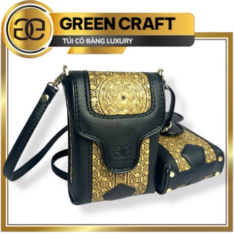 Túi Đeo Chéo Cỏ Bàng Handmade LXR 05, Kiểu Dáng Thời Trang, Hàng Thủ Công GREEN CRAFT