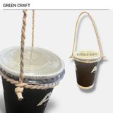 200 Quai Ly Cói 100% Green Craft, Giá Rẻ Nhất, Co Giãn 6-10cm, Xài Cho Mọi Loại Ly