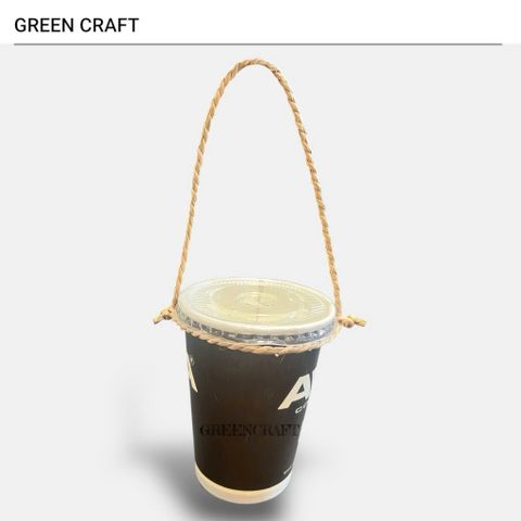 200 Quai Ly Cói 100% Green Craft, Giá Rẻ Nhất, Co Giãn 6-10cm, Xài Cho Mọi Loại Ly