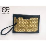 Ví cỏ bàng phối da cao cấp , Thiết kế mới 2025,  Phụ kiện xanh bền vững, nhỏ gọn tiện lợi