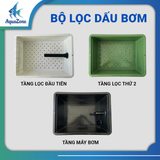 Bộ Lọc Tràn Dưới AZone - Lọc Baki Tràn Dưới Giấu Bơm Kết Hợp Bộ In Out (Overflow) Cho Bể 60-150cm