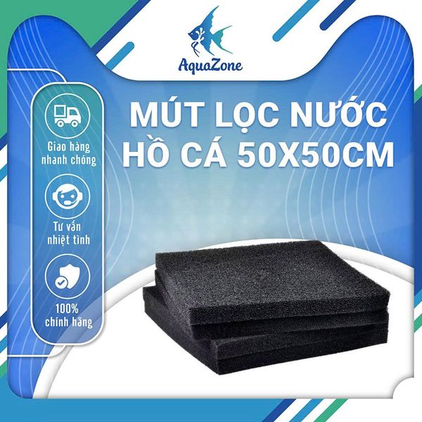 Mút lọc nước 50x50cm, dày 5cm, 3cm, 2cm