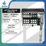 Lọc treo bể cá Cherlam 3.5w 6w 8w 350/ 550/ 800 | Lọc treo có thể tùy chỉnh lưu lượng và vật liệu lọc bể cá thủy sinh
