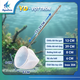 YD-Vợt vớt tép 3D Inox lưới chống sốc