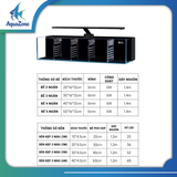 Combo Bể Cá YEE/Nepall/Cherlam – Hồ Kính Mini Kèm Lọc Bên, Kính Siêu Trắng, Tự Lọc Tuần Hoàn, Hệ Sinh Thái Mới Cho Bể Cá