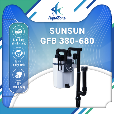 Lọc Treo Hồ Cá SUNSUN GFB – Lọc Nhiều Tầng, Hút Váng, Tăng Oxy, Điều Chỉnh Lưu Lượng