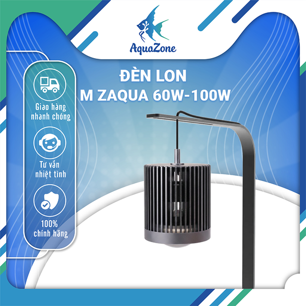 Đèn LED Lon M ZAqua 60W-100W - Công Nghệ WRGB Đỏ Cá Không Đỏ Nước, Chuyên Dụng Cho Hồ Cá Rồng & Cá Vàng